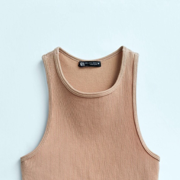 Zara Ribbed Tank - Picture 2 of 4